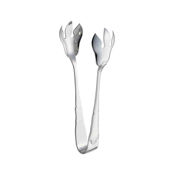 Clește de Zahăr din Argint 925, Model Barocco, 14.5 cm