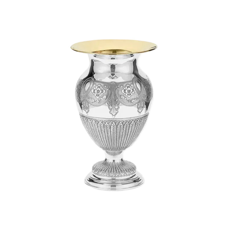 Vază din Argint 925, Model Poppy 2015, Design Cizelat