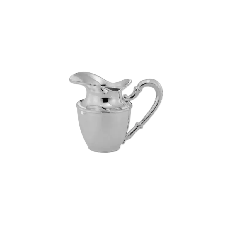 Latieră din Argint 925, Model Ponchielli, 6 Persoane, Mâner Argint Masiv, 9 cm