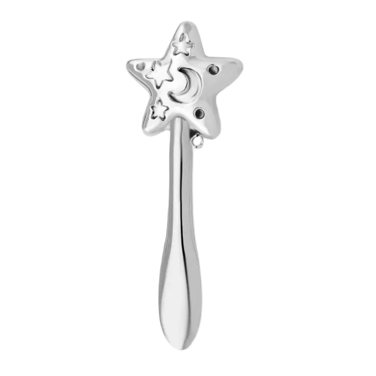 zornaitoare argint 925 cu maner Star