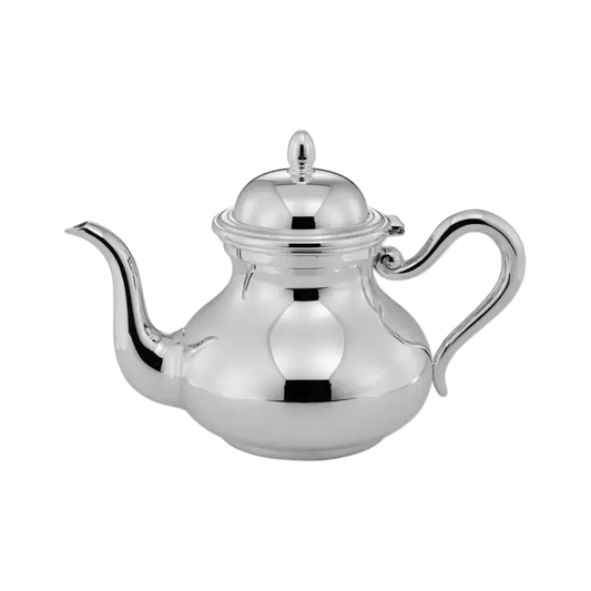 Ceainic din Argint 925, Model Donizetti, 6 Persoane, Mâner Argint Masiv, 16 cm
