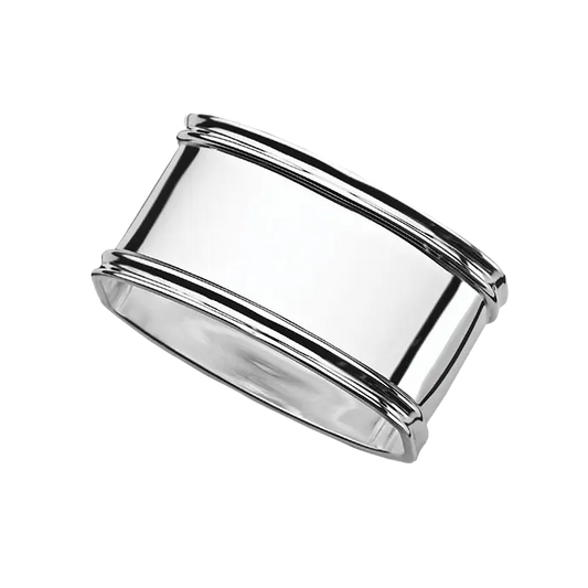 Inel Șervețel din Argint 925, Model Barrel Inglese, 3 x 5.5 cm, 36g