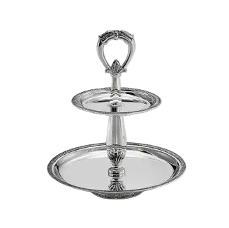 Suport Tort din Argint 925, Înălțime 18cm, 240 grame, Diametru 10/15 cm