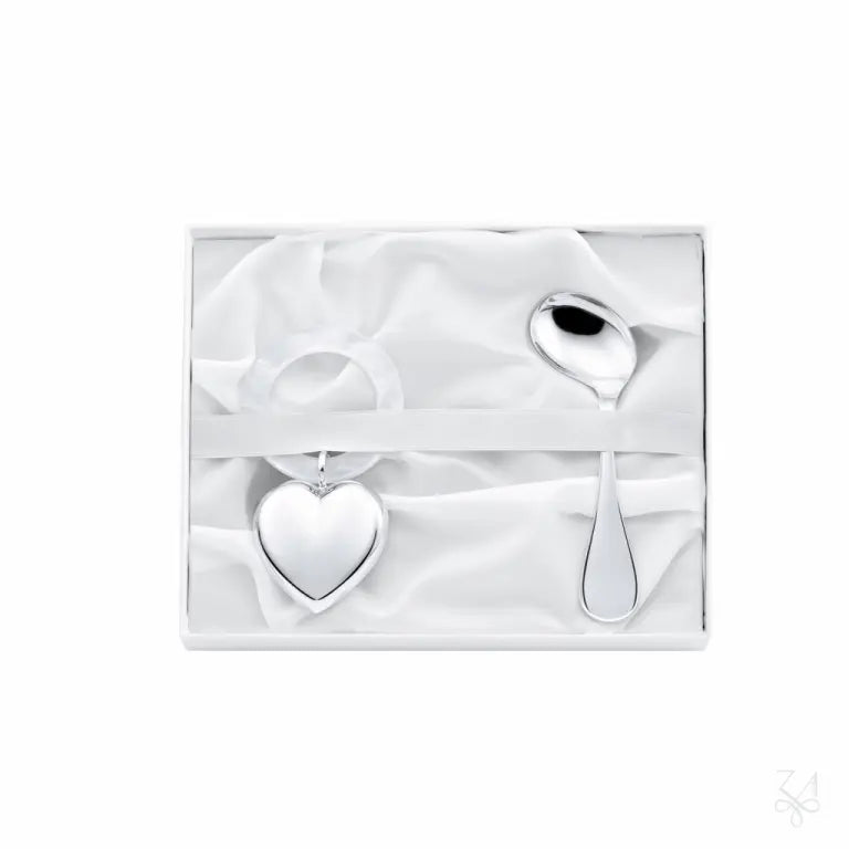 set cadou bebelusi argint 925 Heart
