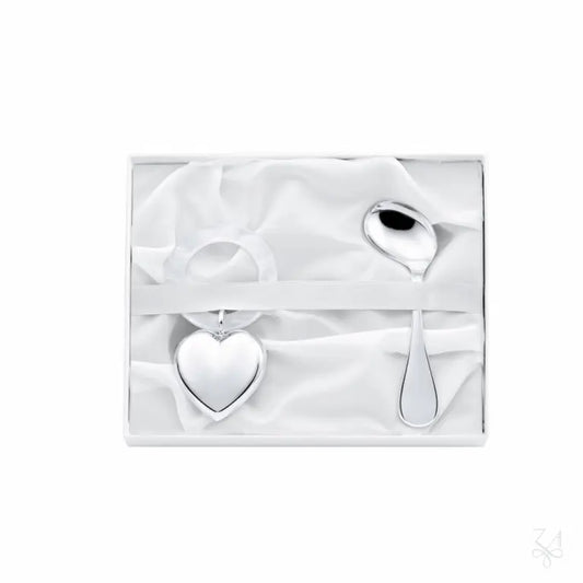 set cadou bebelusi argint 925 Heart