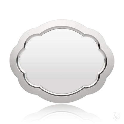 tava argintata ovala