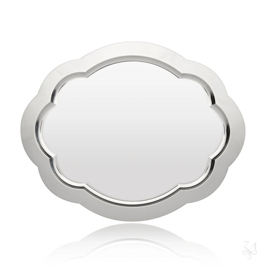 tava argintata ovala