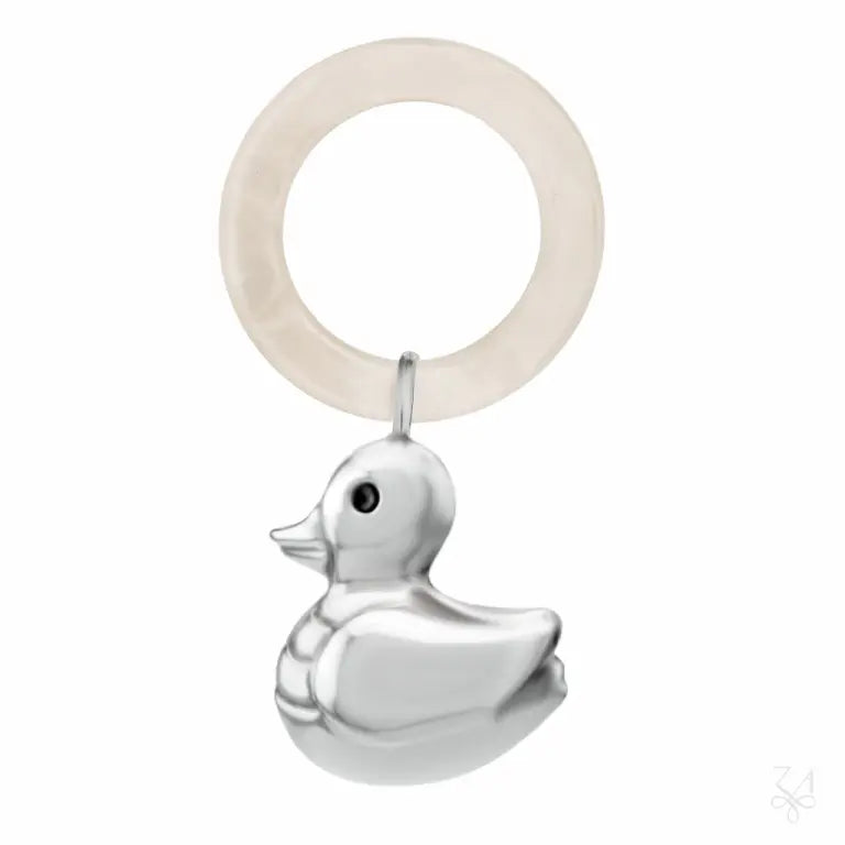 zornaitoare argint 925 Small Duck cu inel sidef